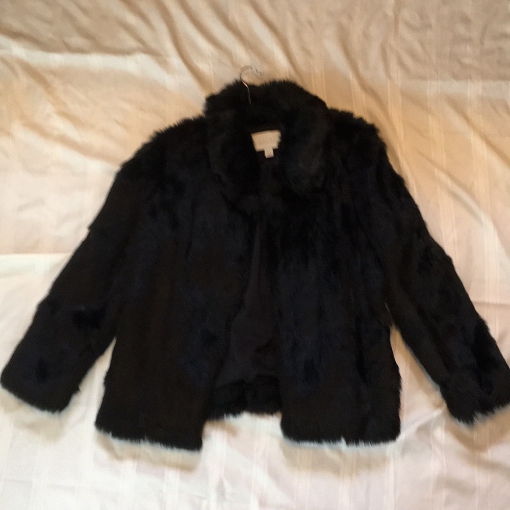 Faux fur coat